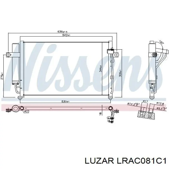 Compre LRAC081C1 Luzar Radiador de aparelho de ar condicionado