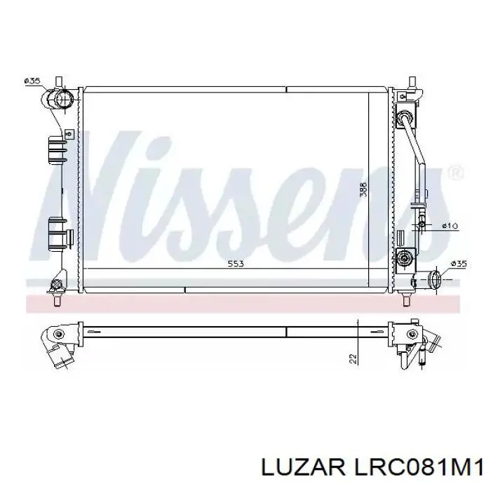 Compre R302732600 Doowon Radiador de esfriamento de motor