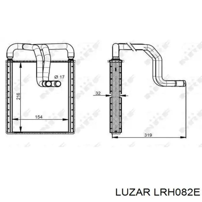 LRH082E Luzar Radiador de forno (de aquecedor)
