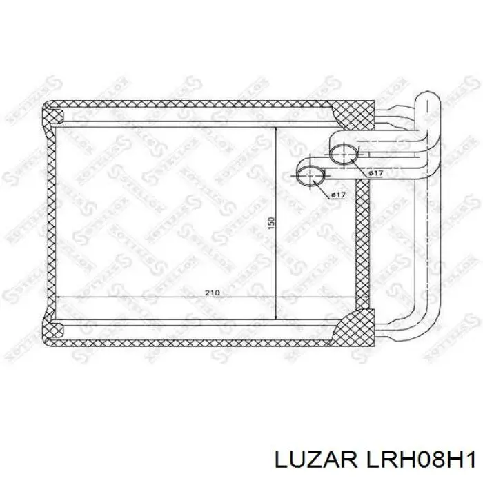 Radiador de forno (de aquecedor) Luzar LRH08H1 preço, a partir de 80,08 USD