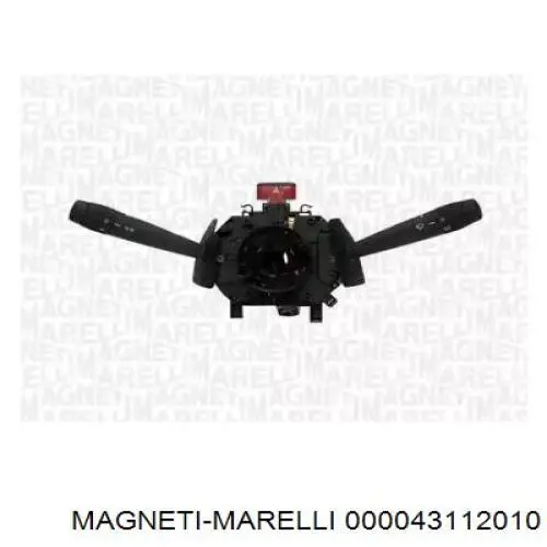 Comutador instalado na coluna da direção, montado 43112010 Magneti Marelli