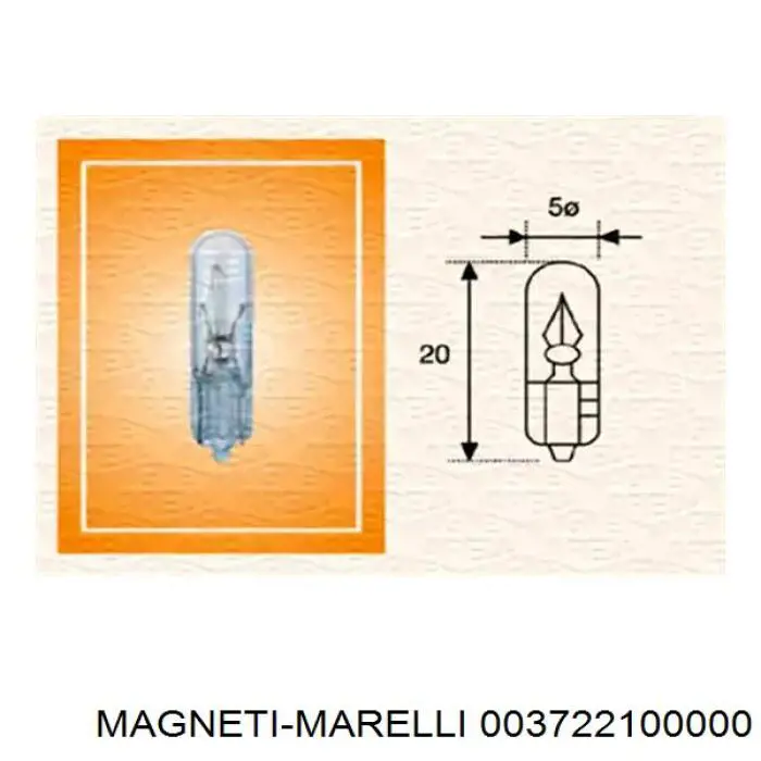 Compre T512W24 Magneti Marelli Lâmpada