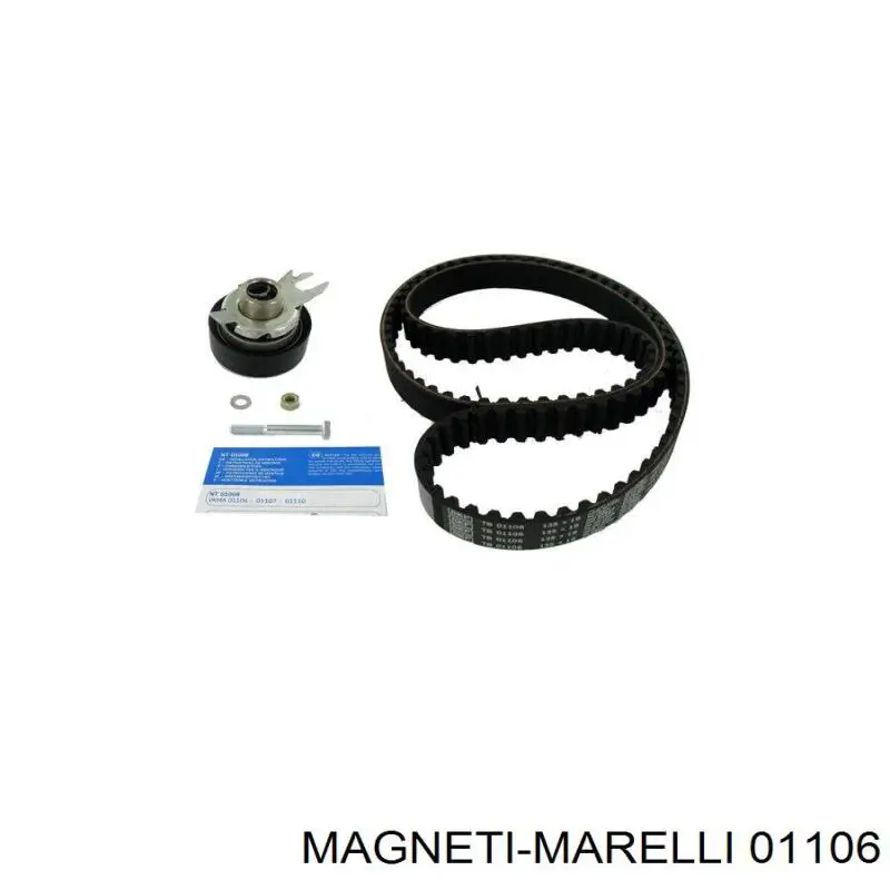 Lanterna da luz de fundo de matrícula traseira 01106 Magneti Marelli
