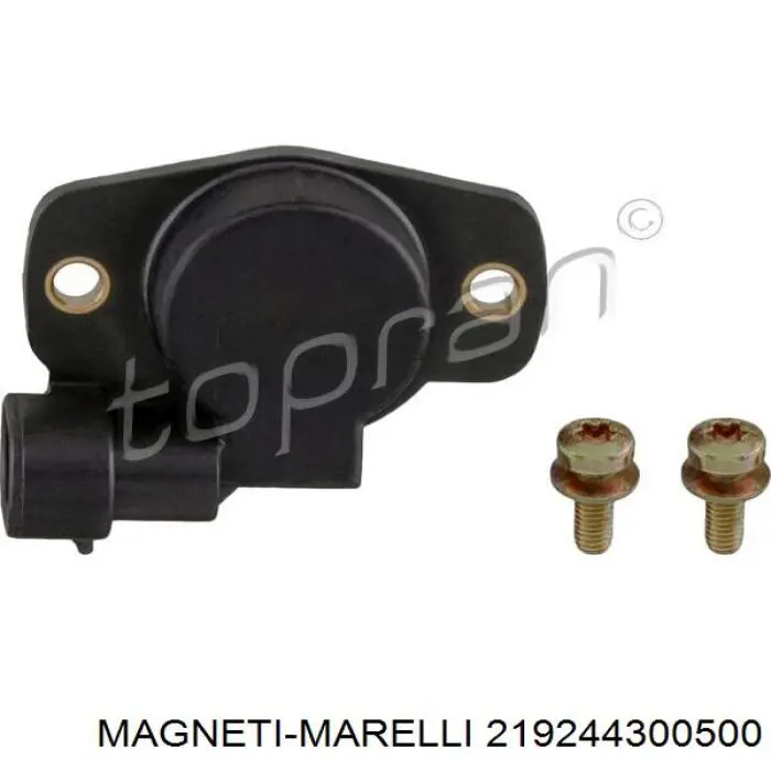 219244300500 Magneti Marelli Sensor de posição da válvula de borboleta (potenciômetro)