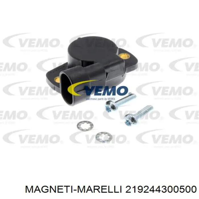 Compre 219244300500 Magneti Marelli Sensor de posição da válvula de borboleta (potenciômetro)