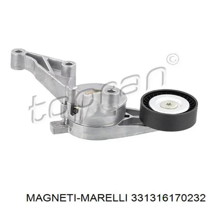 Rolo de reguladora de tensão da correia de transmissão Magneti Marelli 331316170232 preço, a partir de 17,72 USD