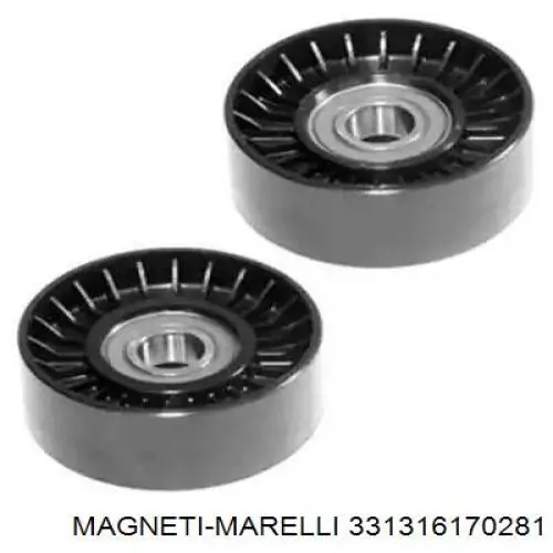 Rolo de reguladora de tensão da correia de transmissão 331316170281 Magneti Marelli