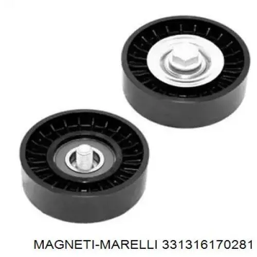 331316170281 Magneti Marelli Rolo de reguladora de tensão da correia de transmissão