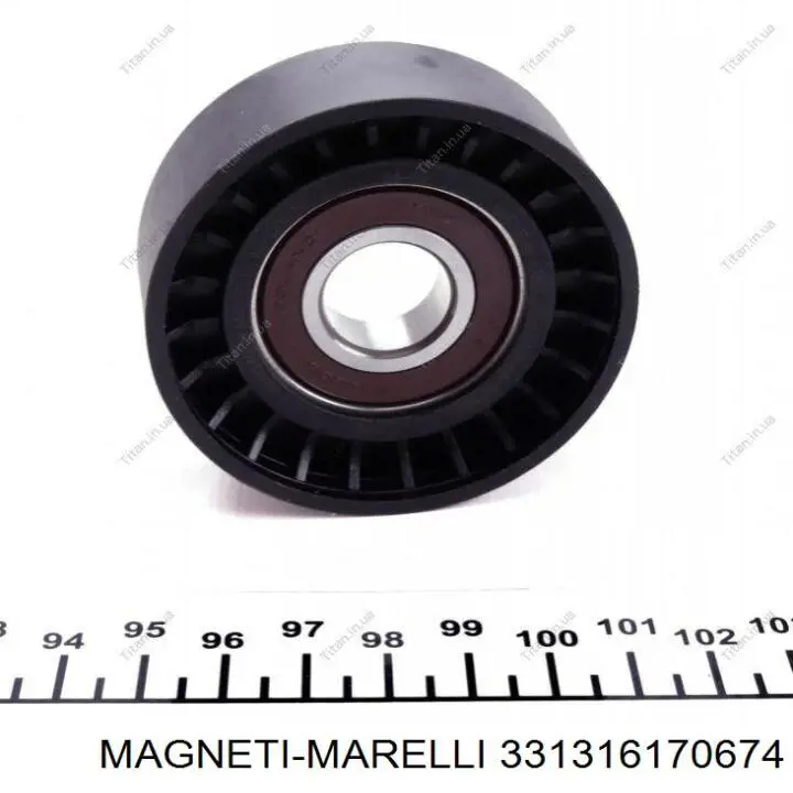 Rolo de reguladora de tensão da correia de transmissão Magneti Marelli 331316170674 preço, a partir de 20,93 USD