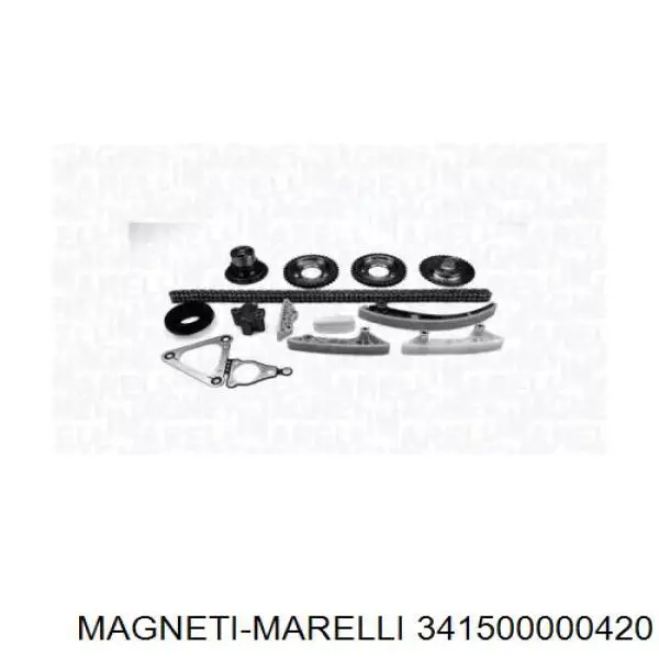 341500000420 Magneti Marelli Cadeia do mecanismo de distribuição de gás, kit