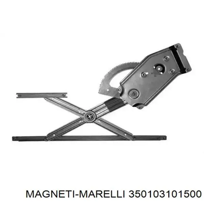Mecanismo de acionamento de vidro da porta dianteira esquerda Magneti Marelli 350103101500 preço, a partir de 70,79 USD