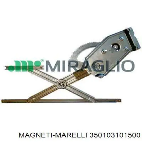 Compre 350103101500 Magneti Marelli Mecanismo de acionamento de vidro da porta dianteira esquerda