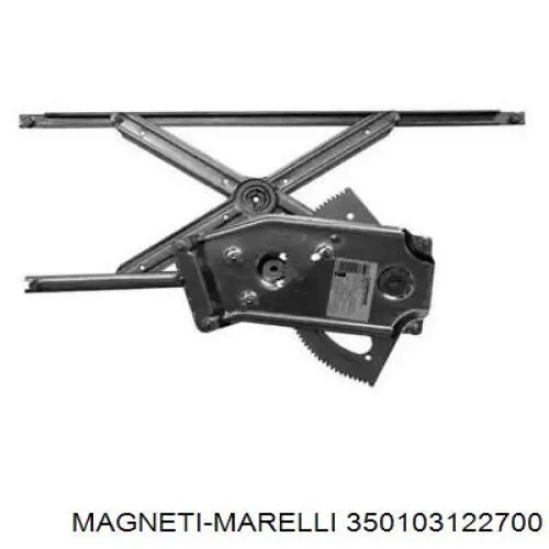 Mecanismo de acionamento de vidro da porta dianteira esquerda Magneti Marelli 350103122700 preço, a partir de 51,83 USD