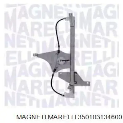 350103134600 Magneti Marelli Mecanismo de acionamento de vidro da porta dianteira esquerda