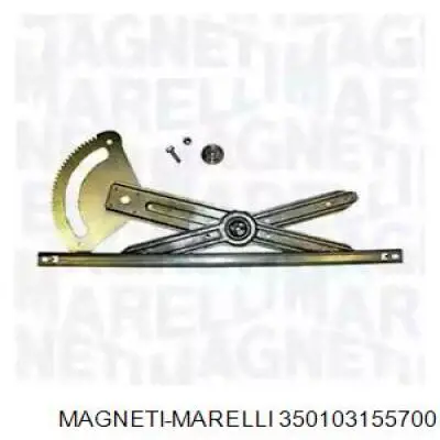 350103155700 Magneti Marelli Mecanismo de acionamento de vidro da porta dianteira esquerda
