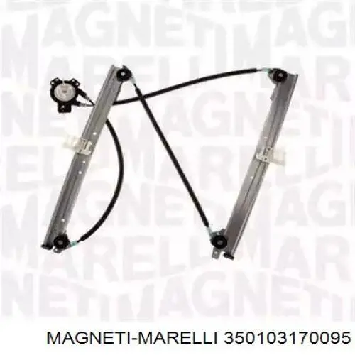 350103170095 Magneti Marelli Mecanismo de acionamento de vidro da porta dianteira esquerda