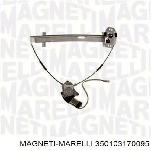 Mecanismo de acionamento de vidro da porta dianteira esquerda Magneti Marelli 350103170095 preço, a partir de 41,07 USD