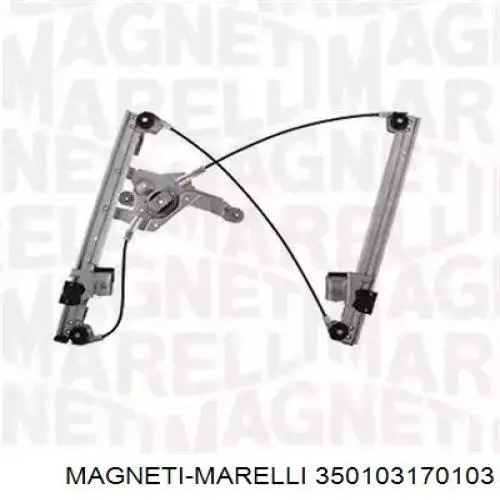 Mecanismo de acionamento de vidro da porta dianteira esquerda Magneti Marelli 350103170103 preço, a partir de 45,38 USD