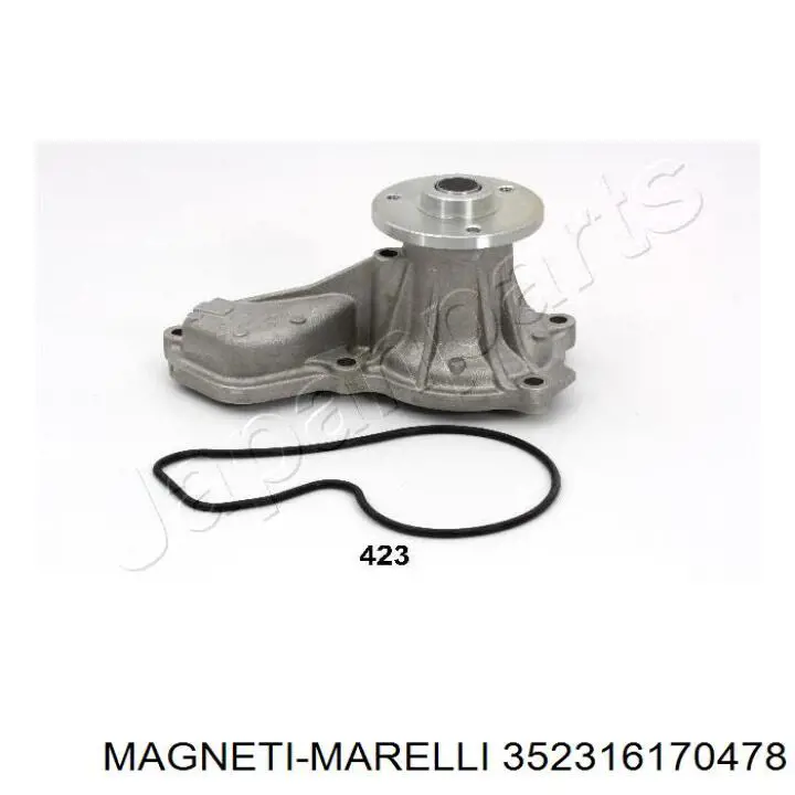 Compre 352316170478 Magneti Marelli Bomba de água (bomba) de esfriamento