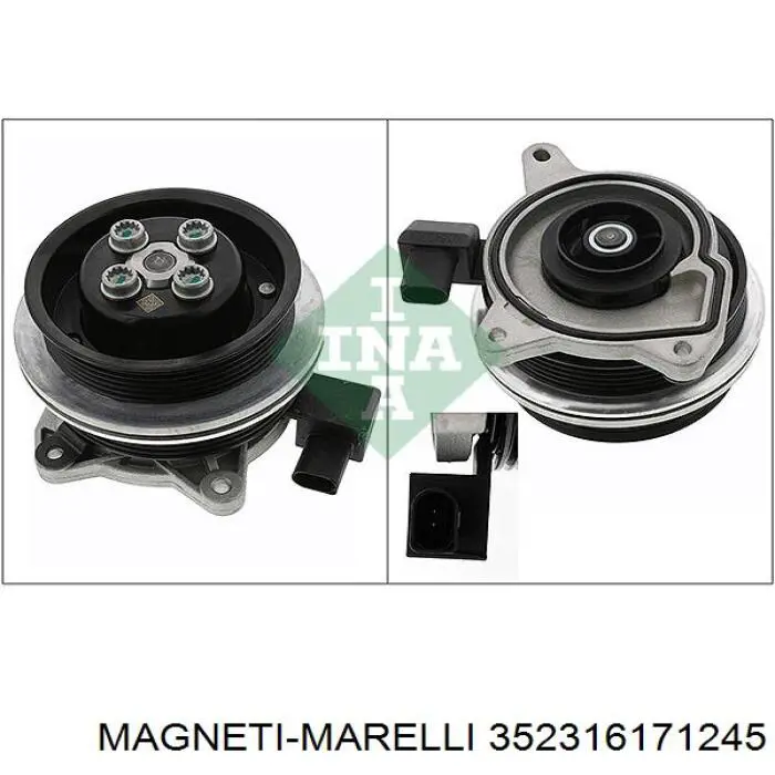 352316171245 Magneti Marelli Bomba de água (bomba) de esfriamento