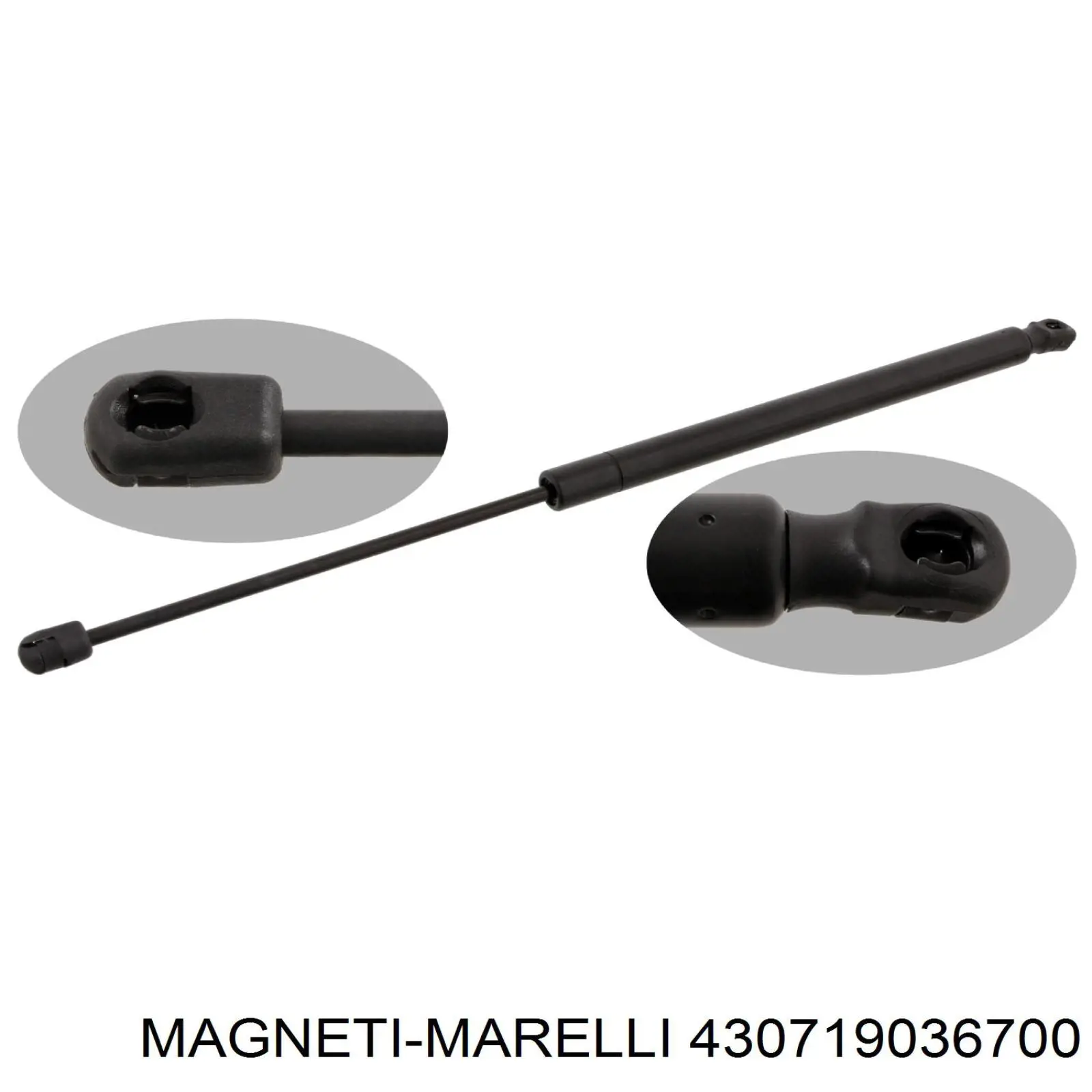 430719036700 Magneti Marelli Amortecedor de tampa de porta-malas (de 3ª/5ª porta traseira)