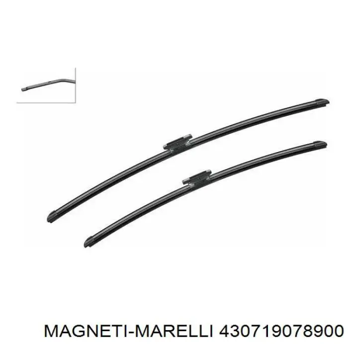Amortecedor de tampa de porta-malas (de 3ª/5ª porta traseira) 430719078900 Magneti Marelli