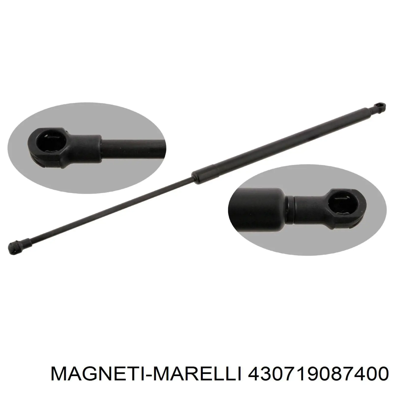 Amortecedor de tampa de porta-malas (de 3ª/5ª porta traseira) Magneti Marelli 430719087400 preço, a partir de 20,57 USD