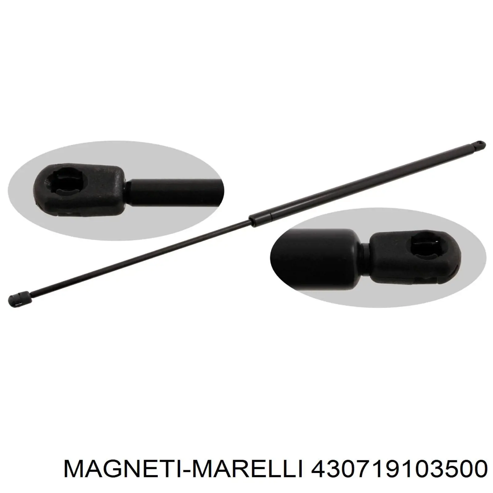 430719103500 Magneti Marelli Amortecedor de tampa de porta-malas (de 3ª/5ª porta traseira)