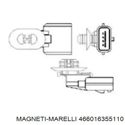 Sonda lambda, sensor de oxigênio até o catalisador 258006971 Bosch