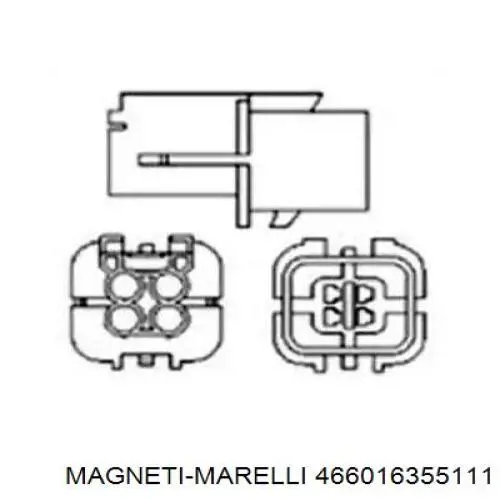 Sonda lambda, sensor de oxigênio Magneti Marelli 466016355111 preço, a partir de 50,31 USD