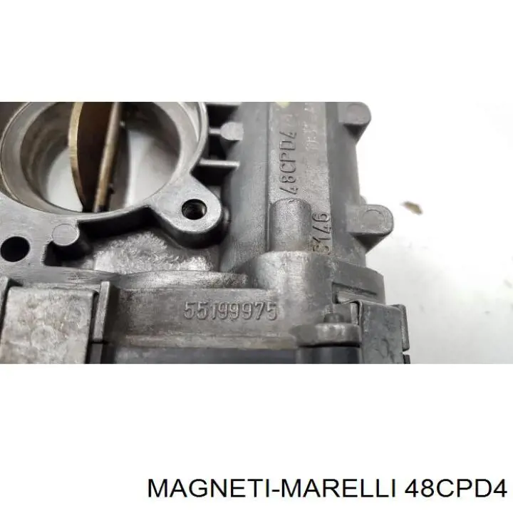 Válvula de borboleta montada 48CPD4 Magneti Marelli