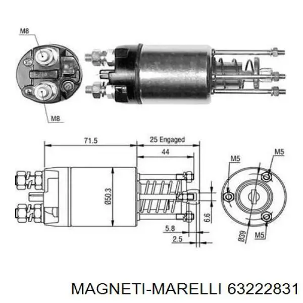 Compre 7642573 Fiat/Alfa/Lancia Motor de arranco
