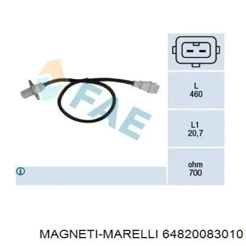 Bobina de ignição Magneti Marelli 64820083010 preço, a partir de 38,25 USD