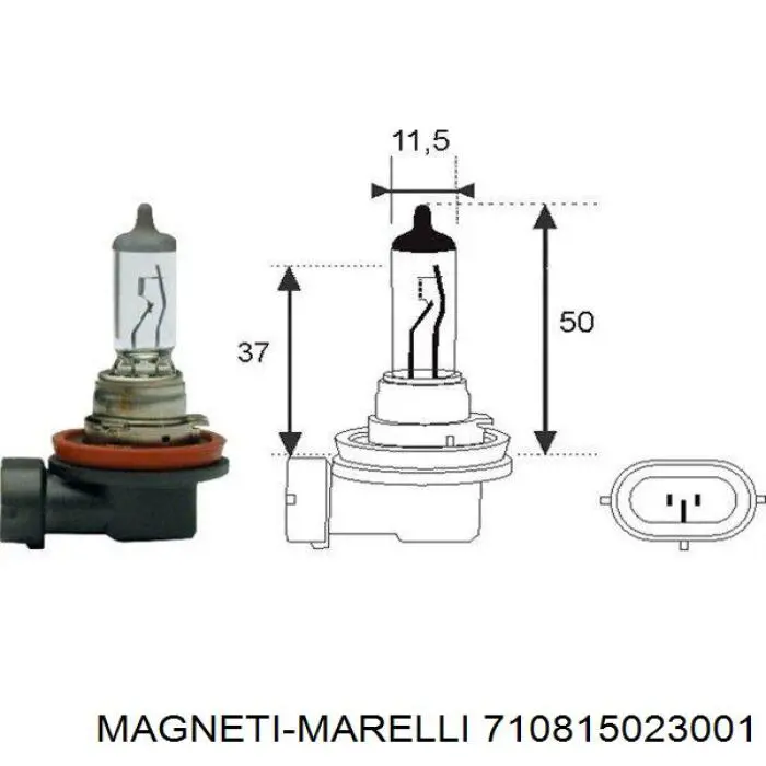 Compre 710815023001 Magneti Marelli Luz esquerda