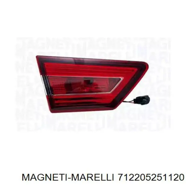 4373933 VAN Wezel Lanterna traseira esquerda interna
