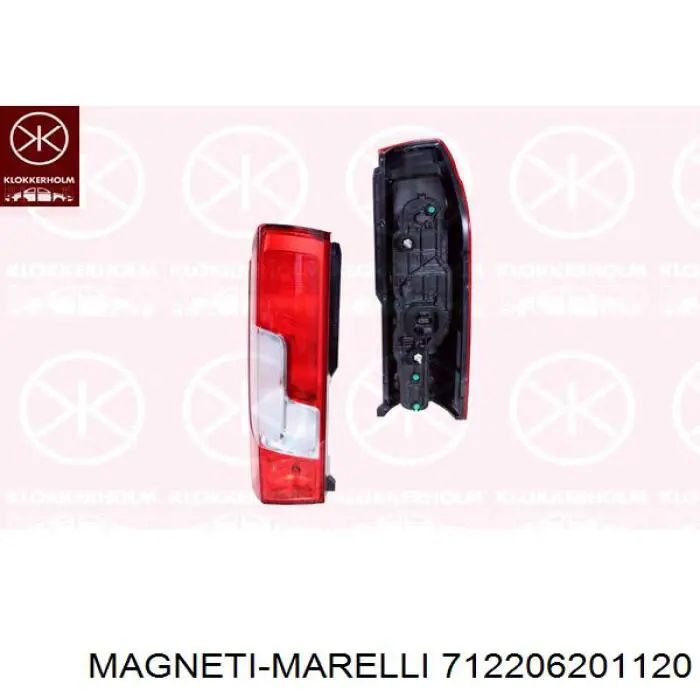 LLL262 Magneti Marelli Lanterna traseira esquerda