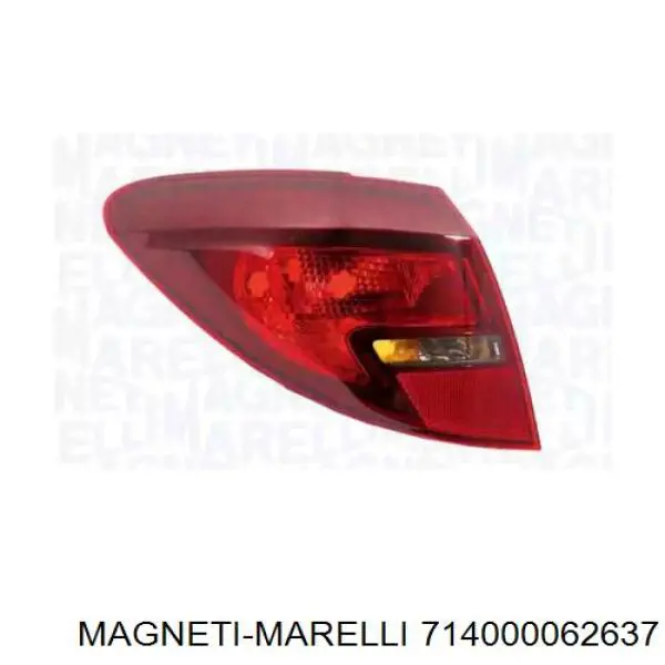 Lanterna traseira direita Opel Meriva B 