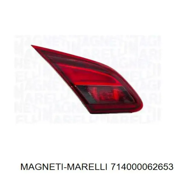 1222570 Opel Lanterna traseira direita interna