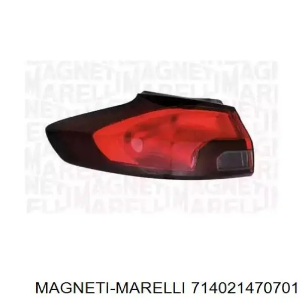 Lanterna traseira esquerda externa 1222320 General Motors