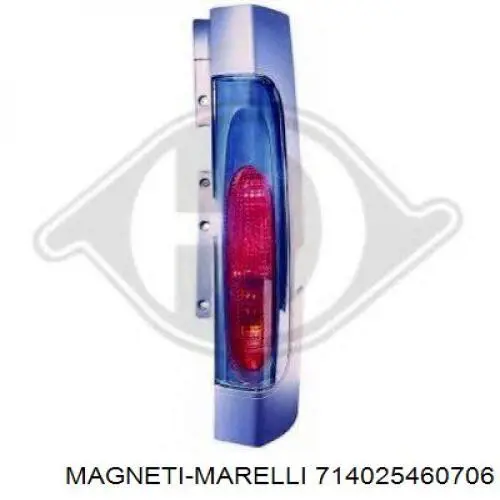 LLE222 Magneti Marelli Lanterna traseira esquerda