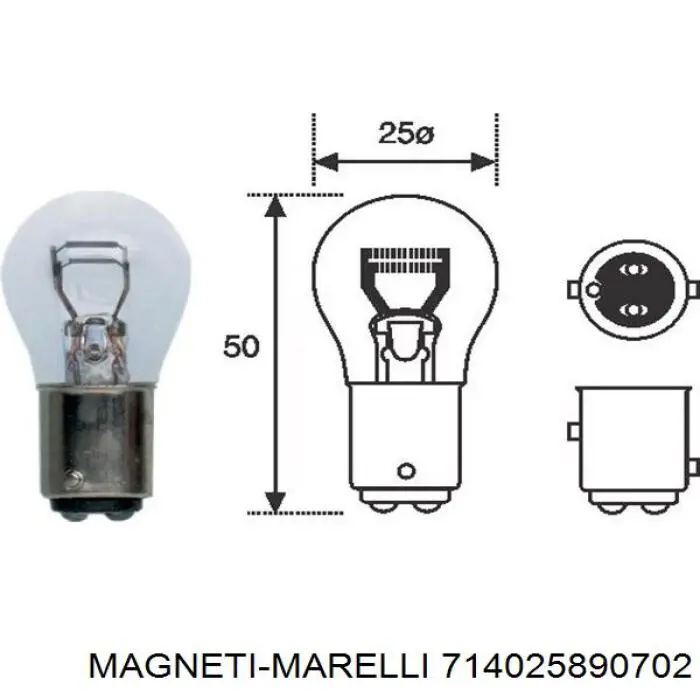 Compre 714025890702 Magneti Marelli Lanterna traseira esquerda