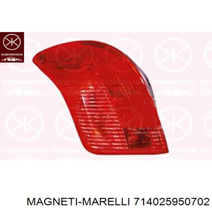 Compre 714025950702 Magneti Marelli Lanterna traseira esquerda