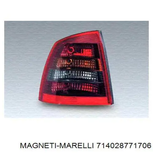 Lanterna traseira esquerda 93175674 General Motors