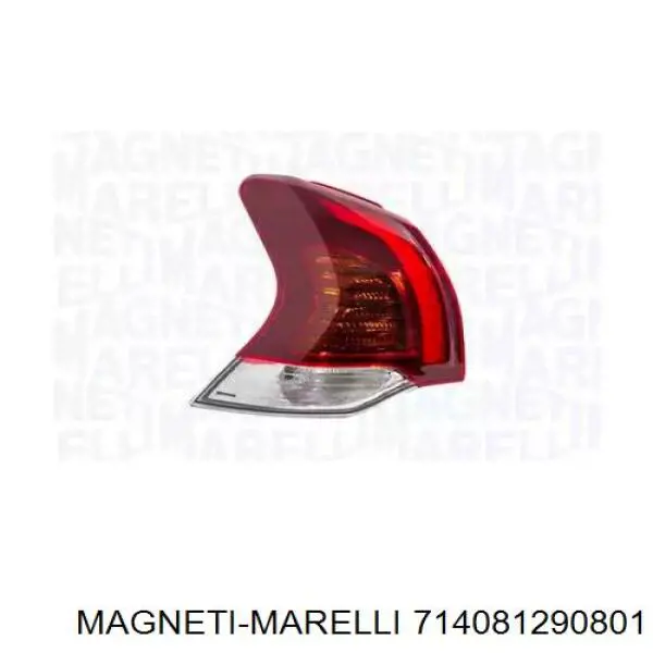 9805510480 Peugeot/Citroen Lanterna traseira direita externa