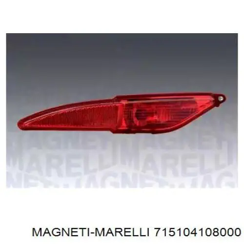 51808947 Fiat/Alfa/Lancia Retrorrefletor (refletor) do pára-choque traseiro direito