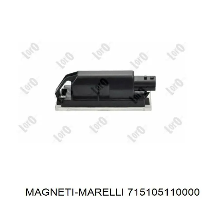 Lanterna da luz de fundo de matrícula traseira LLI770 Magneti Marelli