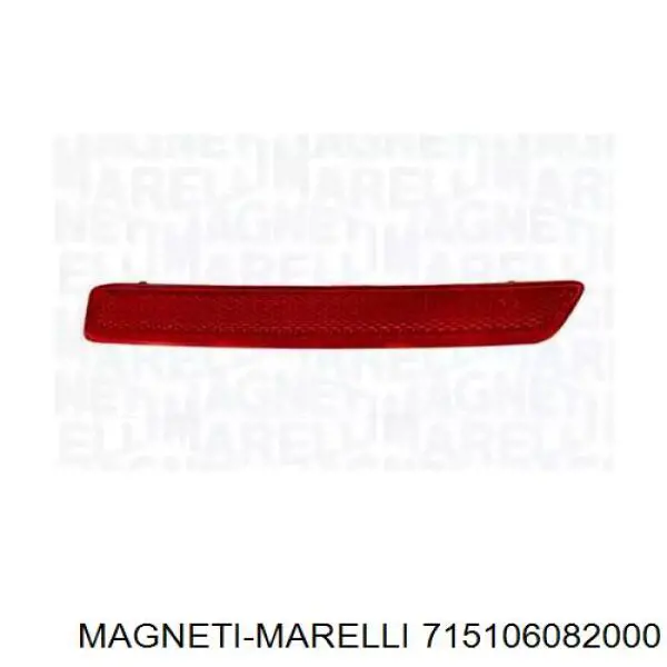 51803226 Fiat/Alfa/Lancia Retrorrefletor (refletor) do pára-choque traseiro direito