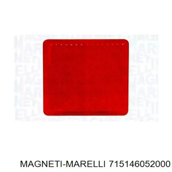 715146052000 Magneti Marelli Retrorrefletor (refletor) do pára-choque traseiro