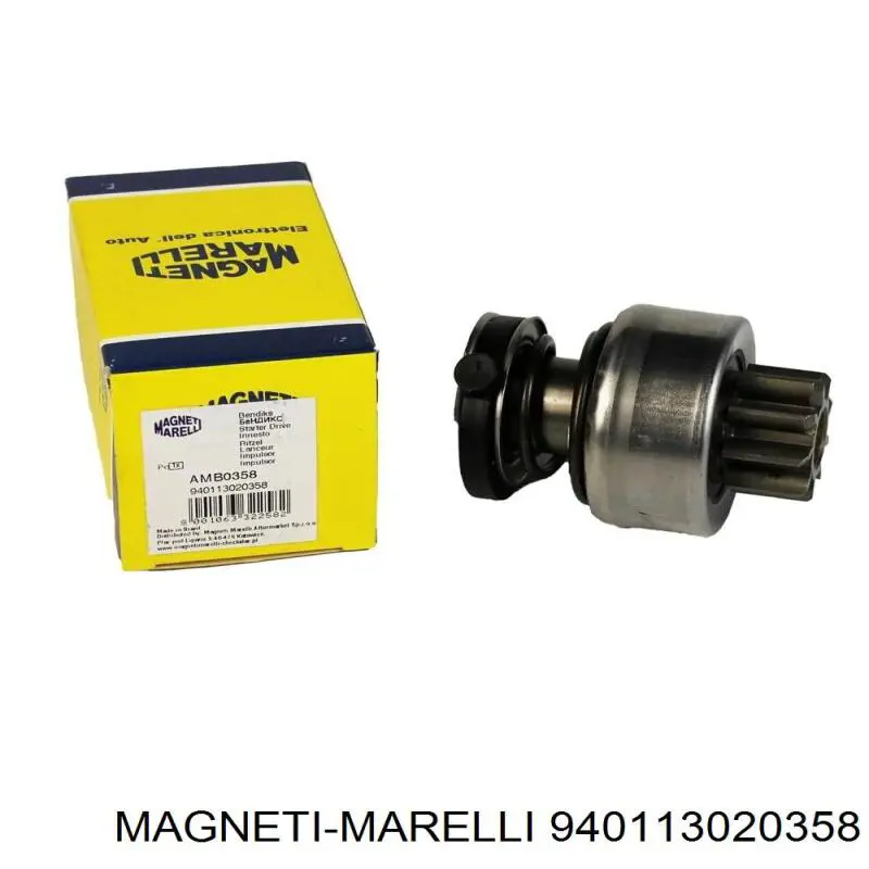 940113020358 Magneti Marelli Roda-livre do motor de arranco