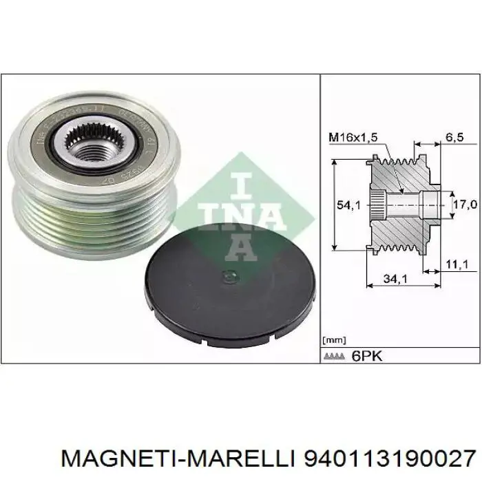 Escova do gerador Magneti Marelli 940113190027 preço, a partir de 2,00 USD